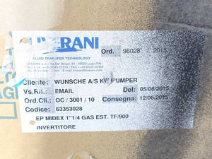 Liverani 63353028 Coaxial Pump, 900 rpm EP MIDEX 1"1/4