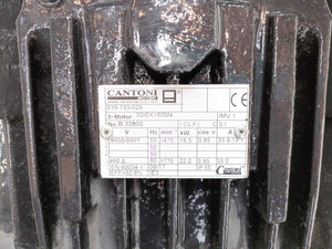 Cantoni Motor 3SIEK180M4 S10-133-029, V400/690, A33.9/19.7, Hz50, rpm1475