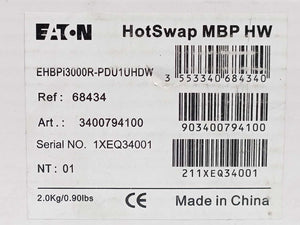 Eaton 3400794100 EHBPi3000R-PDU1UHDW, MBP HW HotSwap