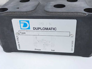 Duplomatic BLS6-SC15/15/11V-D00 Stackable Valve Assembly w/ Load Sensing