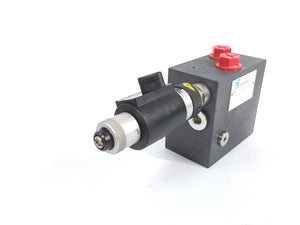 Duplomatic BLS6-CF0/11V Valve Inlet Plate w/ Bucher WUP-1NA0-1.0-2 Solenoid