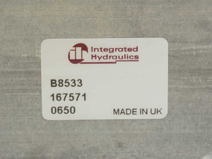 Integrated Hydraulics B8533 Hydraulic Line-Mounting Cartridge Valve Block