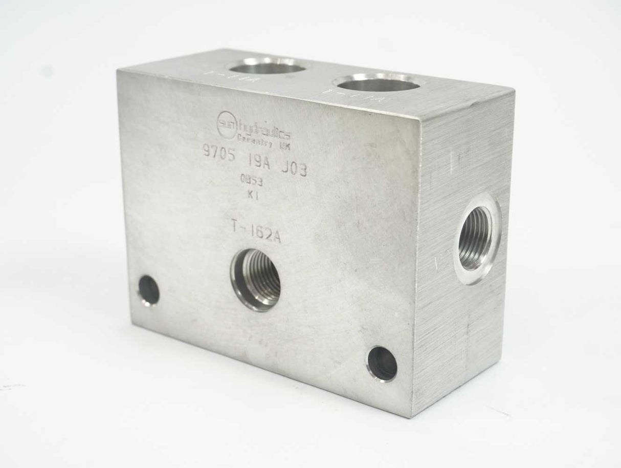 Sun Hydraulics T-162A T-162A Aluminum Line-Mount Hydraulic Manifold Block
