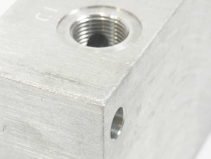 Sun Hydraulics T-162A T-162A Aluminum Line-Mount Hydraulic Manifold Block