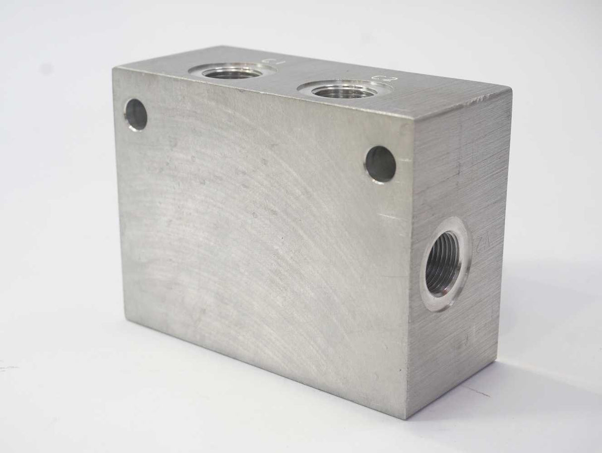 Sun Hydraulics T-162A T-162A Aluminum Line-Mount Hydraulic Manifold Block