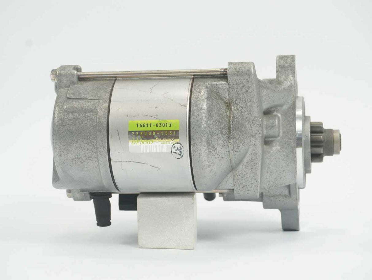 Denso 16611-63013 Starter Motor for Kubota Industrial Diesel Engines