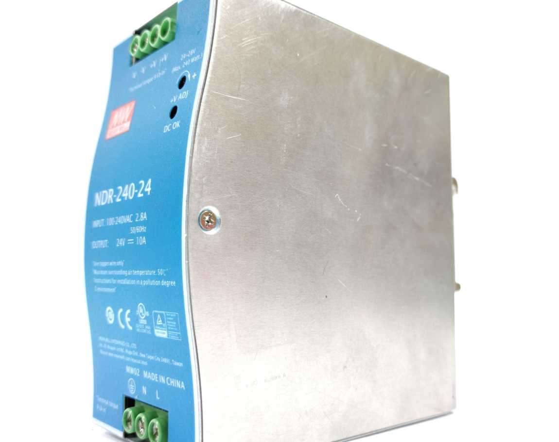 Mean Well NDR-240-24 Industrial DIN rail power supply 24V 10A