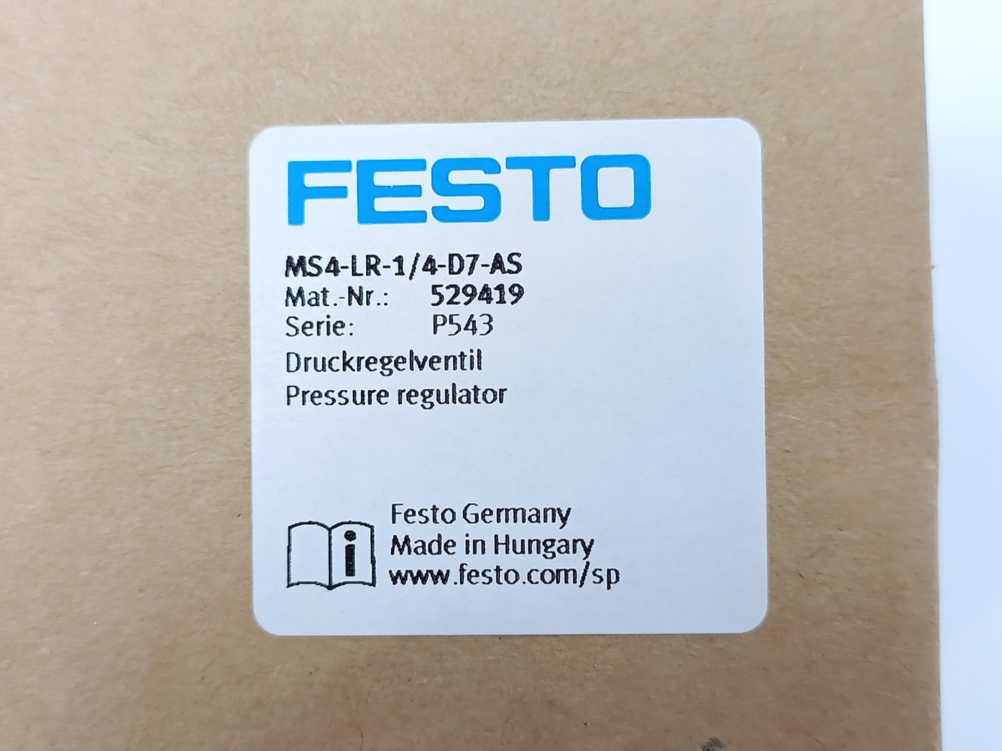 Festo 529419 MS4-LR-1/4-D7-AS Valve