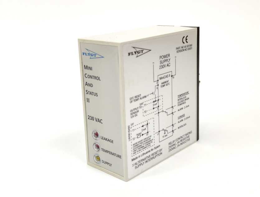 FLYGT / Xylem 40501560 MiniCas II Monitoring Relay 230V AC