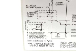 FLYGT / Xylem 40501560 MiniCas II Monitoring Relay 230V AC