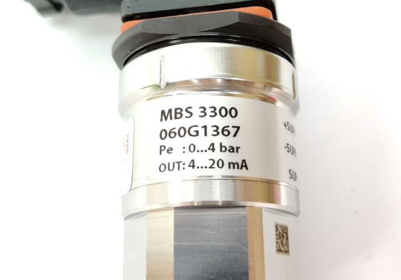 Danfoss 060G1367 Pressure transmitter, MBS 3300, 0 - 4 bar