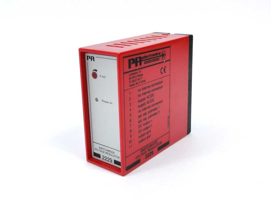 PR Electronics 2229 A1 Switchmode voltage regulator