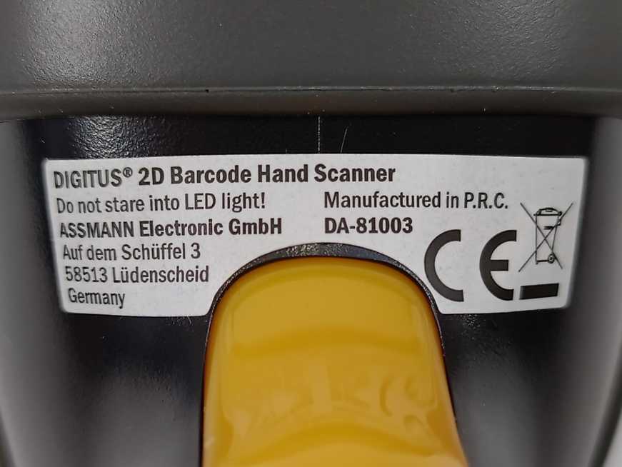 Digitus DA-81003 2D Barcode Hand Scanner
