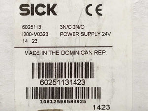 SICK 6025113 i200-M0323 Power Supply 24V
