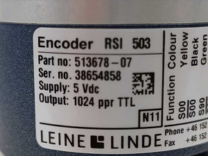 LEINE LINDE 513678-07 RSI 503 Encoder