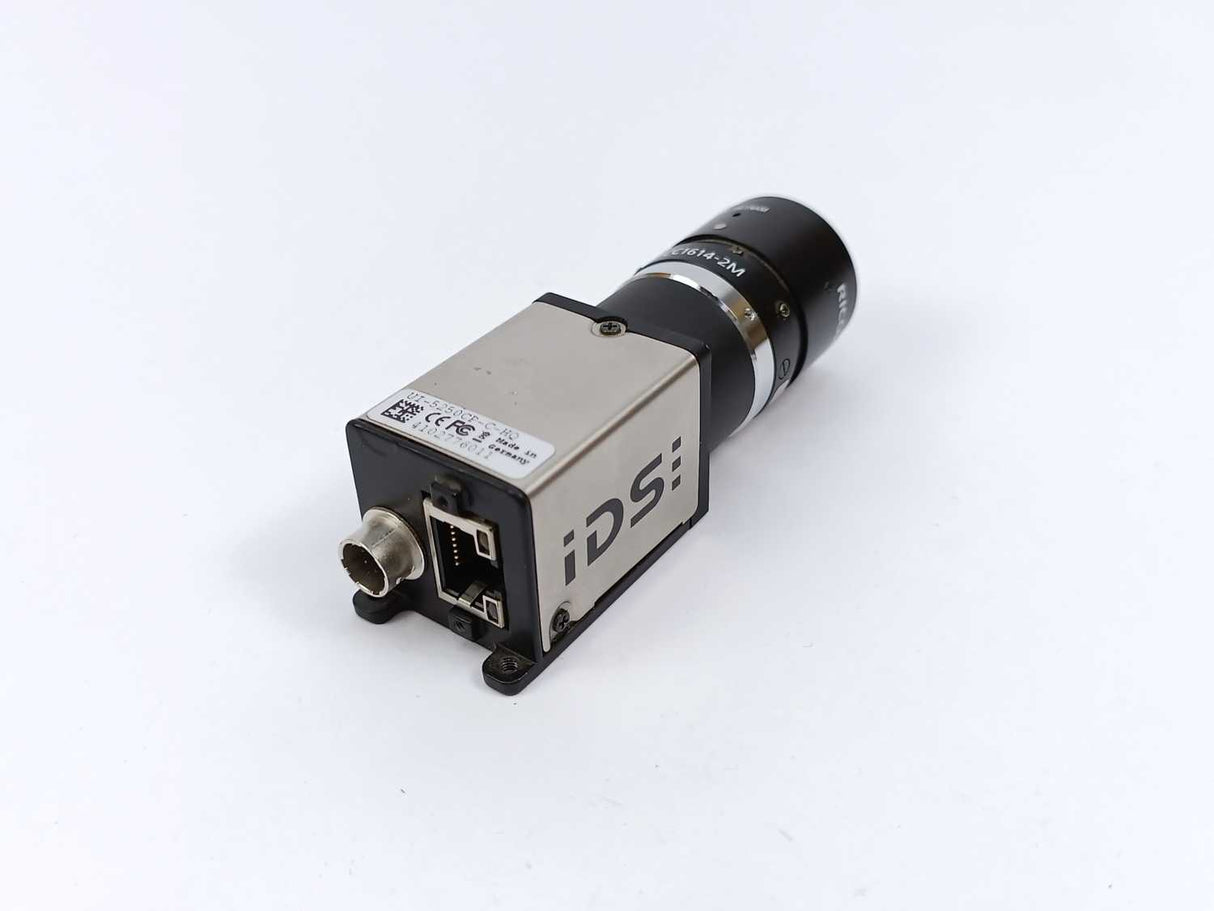 IDS uEye industrial UI-5250CP-C-HQ Industrial Camera W/ RICOH FL-CC1614-2M Lens