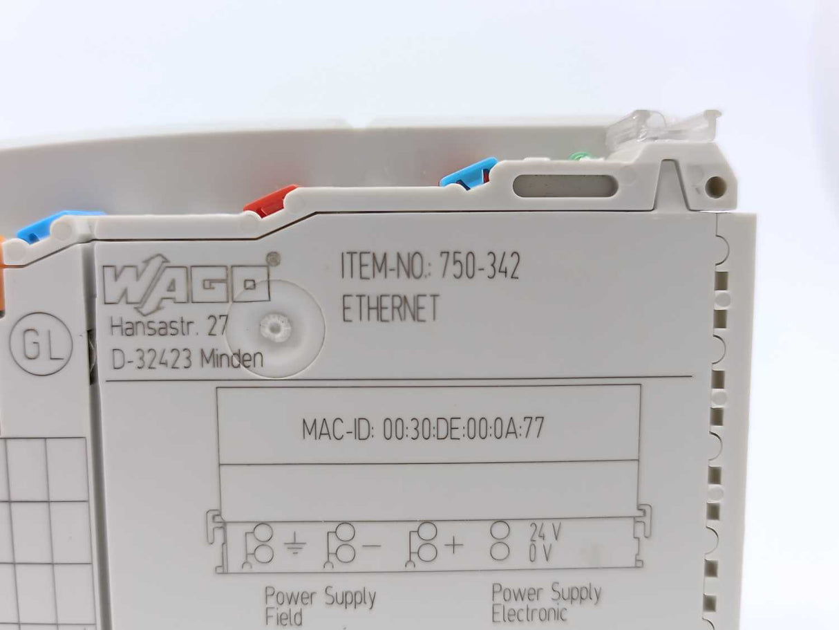 Wago 750-342 Ethernet 24V DC