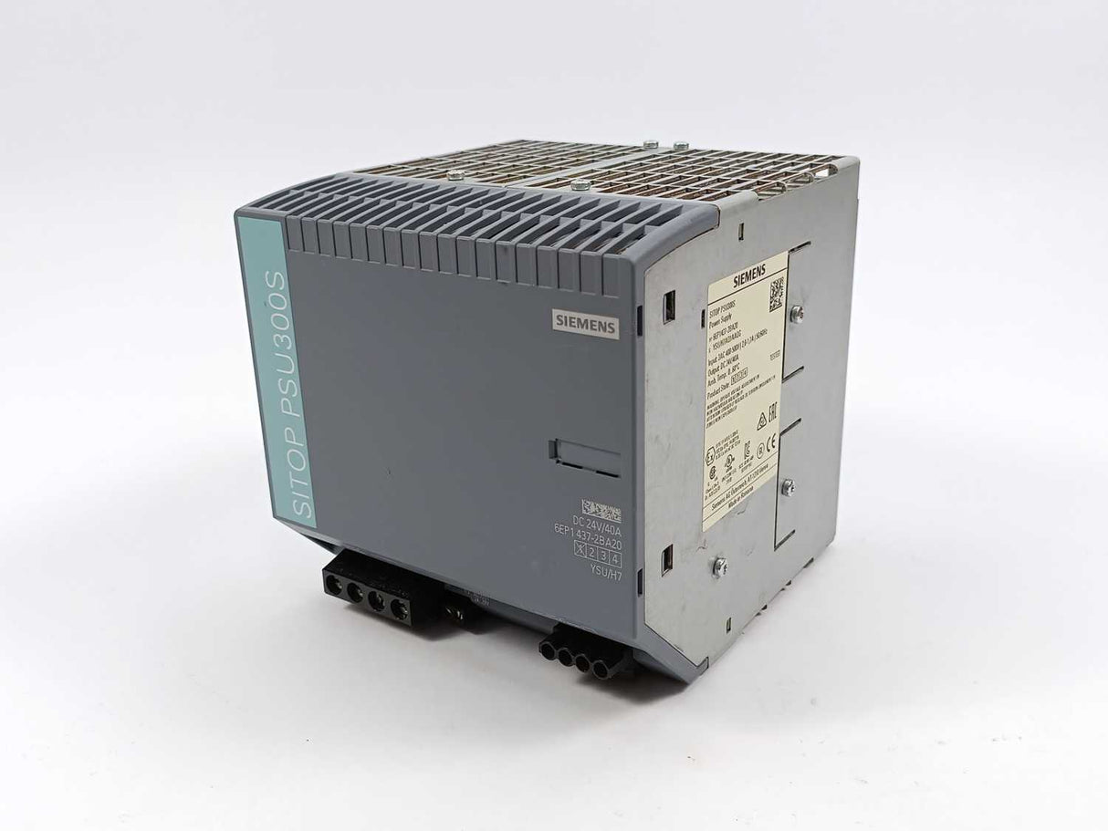 Siemens 6EP1437-2BA20 SITOP PSU 300S 24VDC 40A