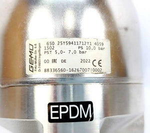 GEMU 650 25T59411712T, Diaphragm valve