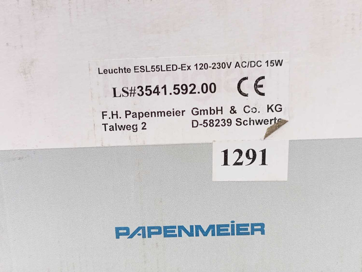 Papenmeier ESL55LED-Ex Lumiglas Sight Glass Luminaire