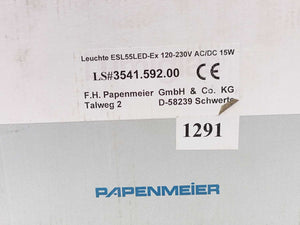 Papenmeier ESL55LED-Ex Lumiglas Sight Glass Luminaire