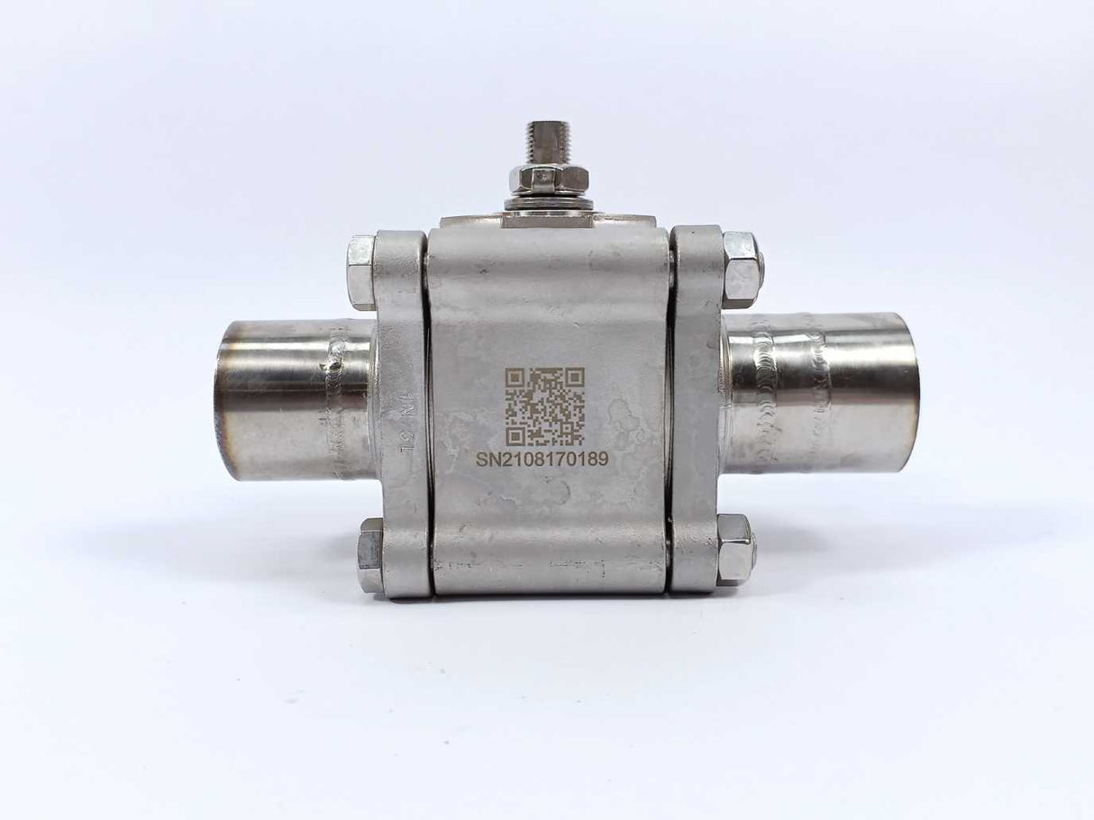 Mars Valve 83SN-2ADET 2" FB Ball Valve, PN63, 1.4409 PTFE,  2108170189