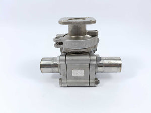 Mars Valve 83SN-2ADET 11/2" FB Ball Valve, PN63, 1.4409 PTFE, SN:2108200001