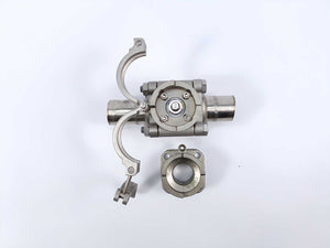 Mars Valve 83SN-2ADET 11/2" FB Ball Valve, PN63, 1.4409 PTFE, SN:2108200001