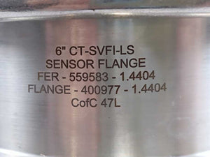 ACL Hygienic E230155 Clamp Type Sterile Visual Flow Indicator