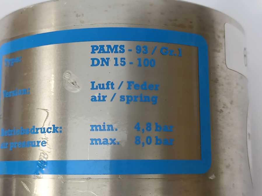 GEMÜ PAMS-93/Gr.1 DN15-100Air Butterfly Filter