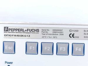 Pepperl+Fuchs 206814-0001 EXTA2-F-N-K6-DK-U-1.8 Keyboard w/ Joystick. Ex Cert.