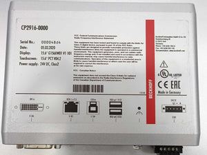 Beckhoff CP2916-0000 Multi-touch built-in Control Panel with DVI/USB