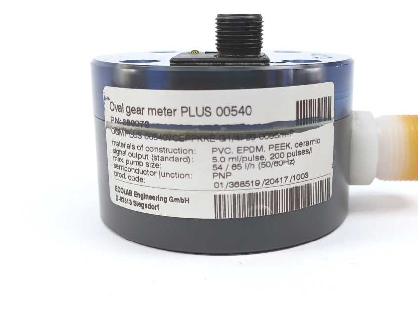 ECOLAB 280073 Oval Gear Meter PLUS 00540