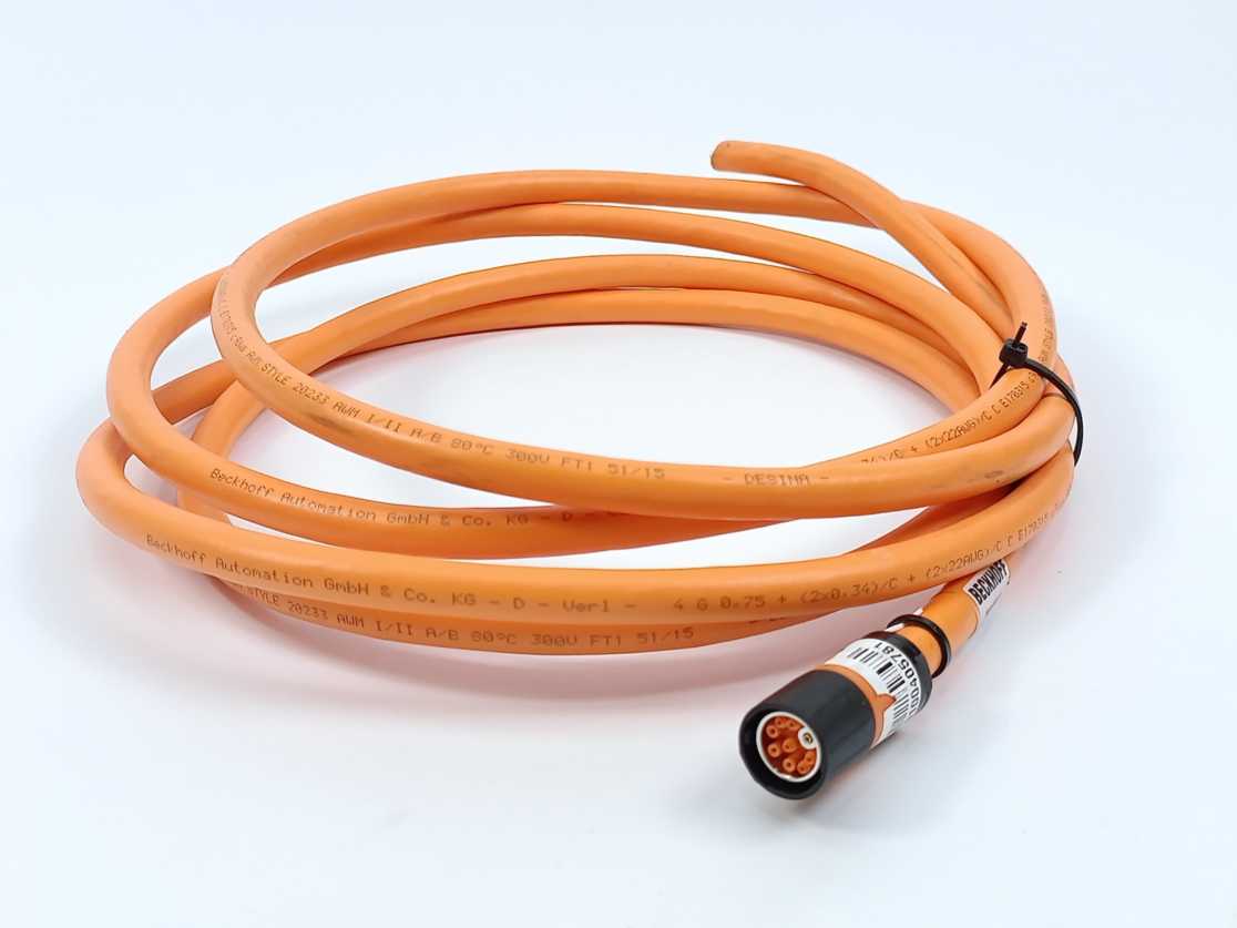 Beckhoff ZK4704-0421-2070 ~3m 48VDC/OCT/dyn.