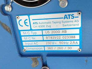 Automatic Taping Systems US-2000 AB Banding Machine
