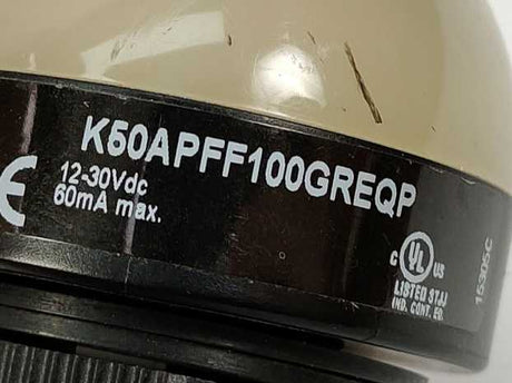 BANNER K50APFF100GREQP Optical touch button 12-30VDC