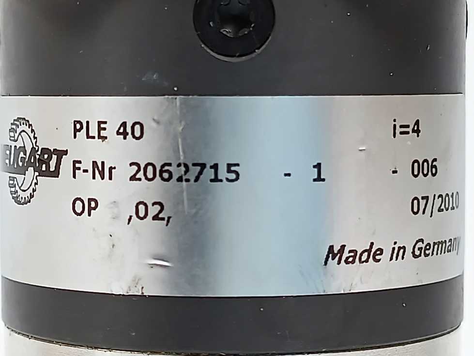 NEUGART PLE40 Planetary Gearbox i=4 2062715