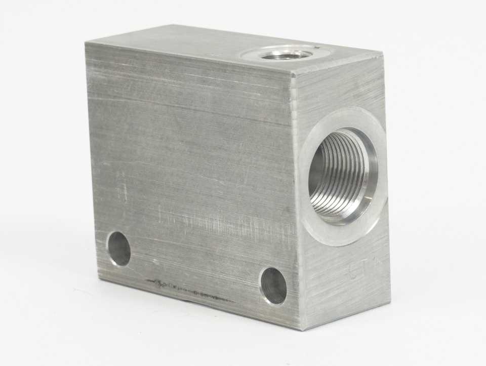 Integrated Hydraulics B8533 Hydraulic Line-Mounting Cartridge Valve Block