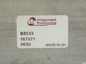 Integrated Hydraulics B8533 Hydraulic Line-Mounting Cartridge Valve Block