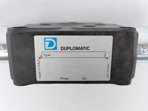 Duplomatic BLS6-PA30/30/11V-D00 Hydraulic Valve