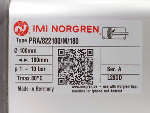 IMI NORGREN PRA/822100/M/180 SER.A, pneumatic cylinder