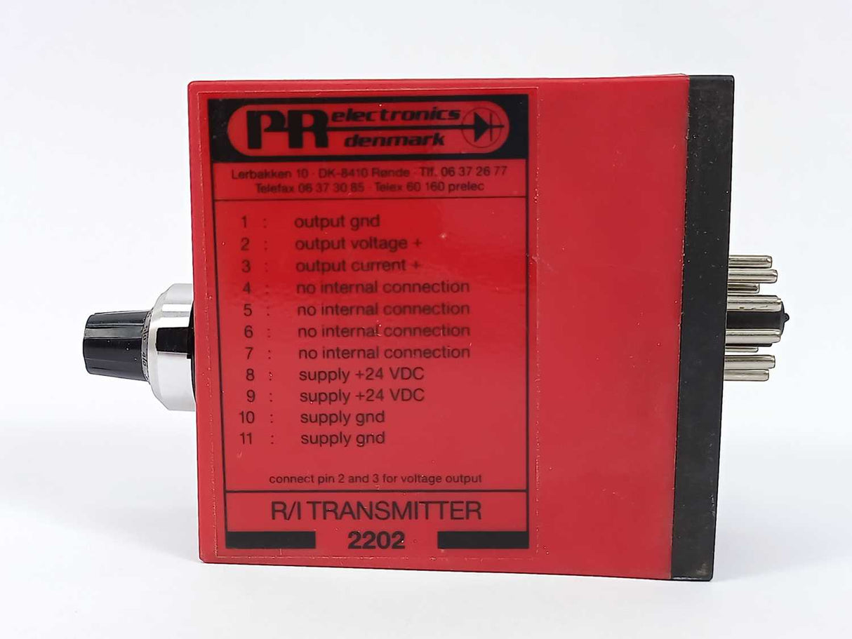 PR Electronics 2202 R2P R/I Transmitter Resistance-to-Current