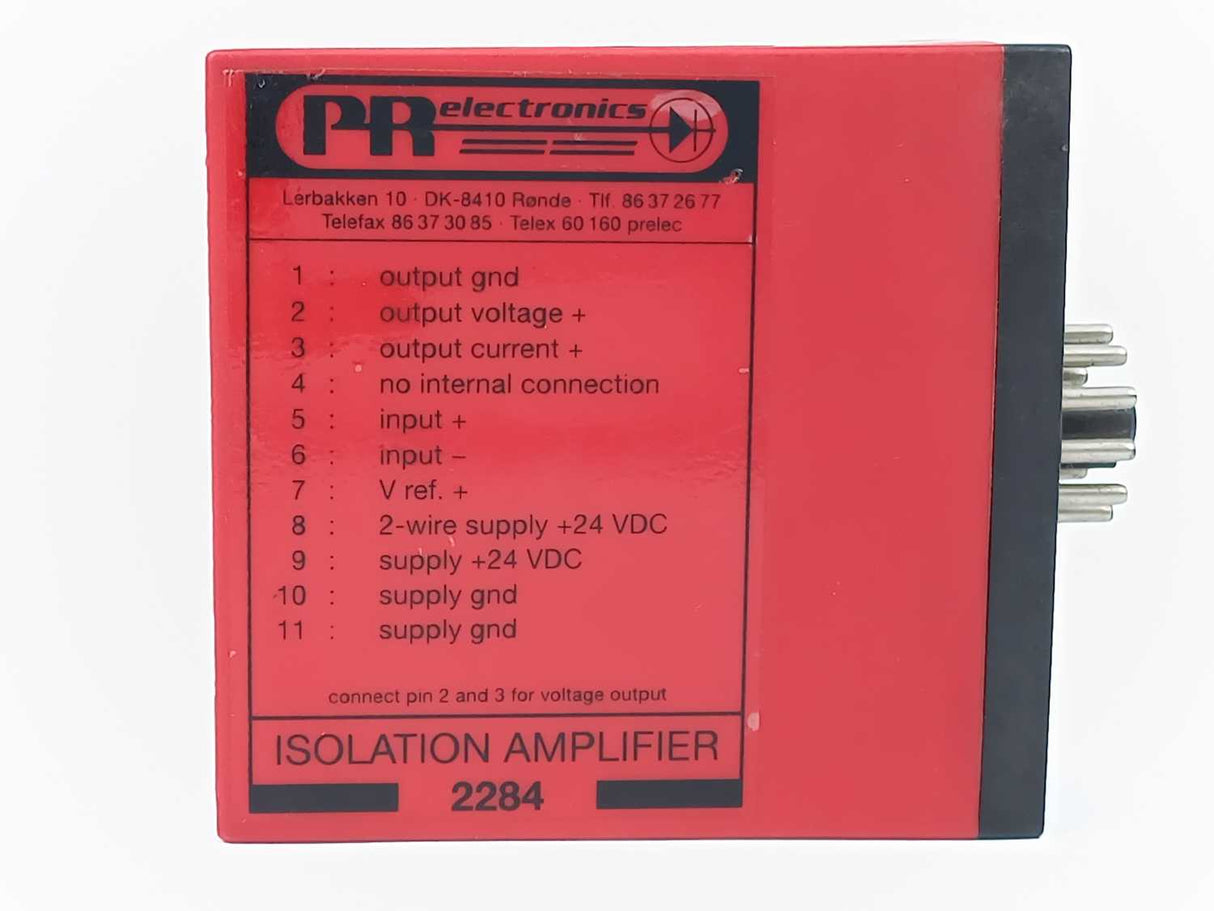 PR Electronics 2284 B2 Isolation Amplifier 4-20mA