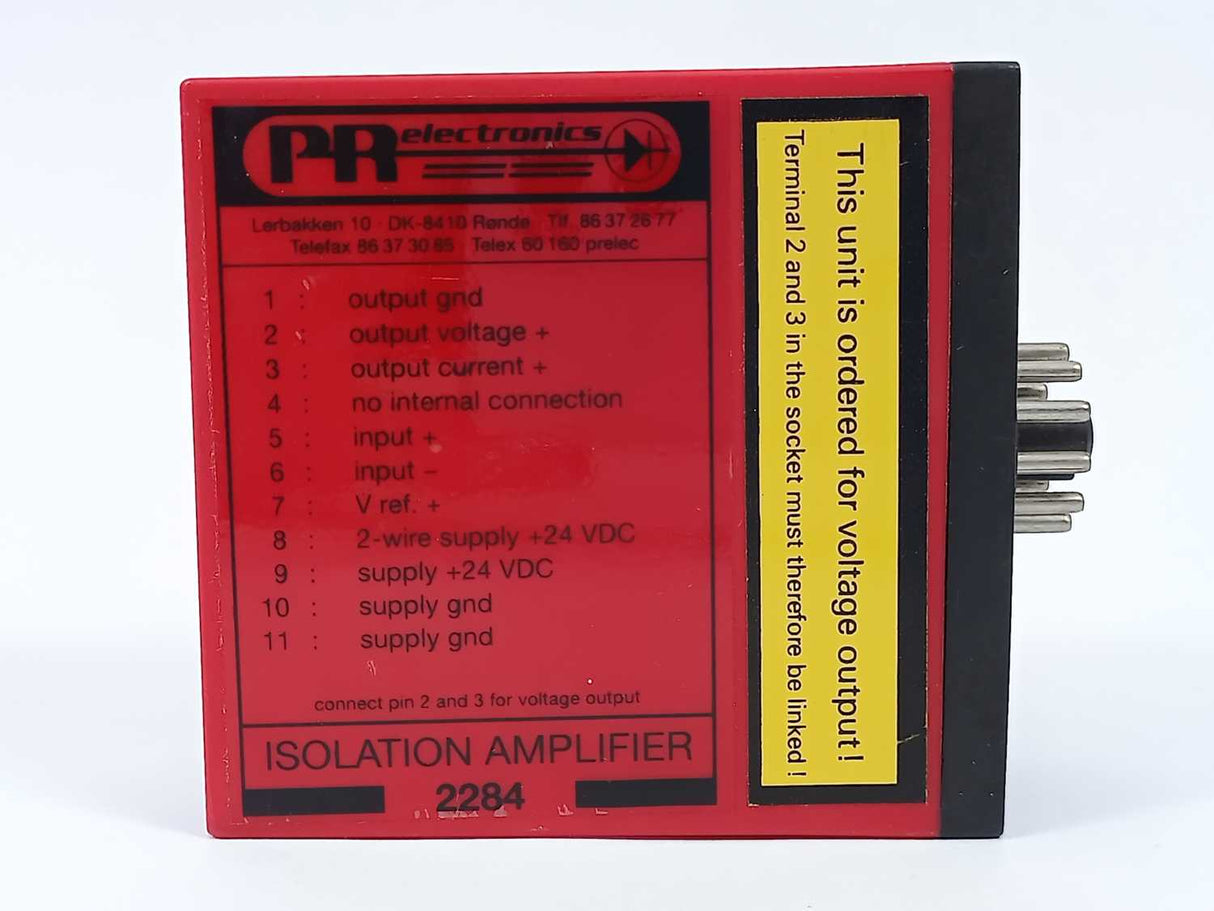 PR Electronics 2284 E1X Isolation Amplifier