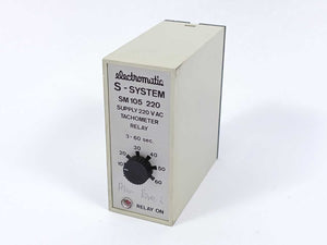 Electromatic SM 105 220 S-System Tachometer Relay 220VAC