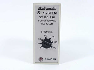 Electromatic SC 195 220 S-SYSTEM SUPPLY 220 V AC, RECYCLER 8-180 sec.