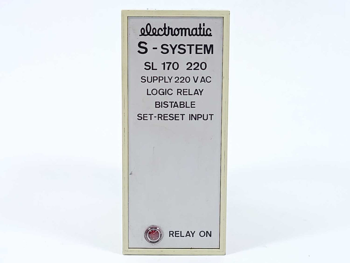 Electromatic SL170 220 Logic Relay Bistable Set-Reset Input