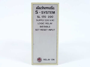 Electromatic SL170 220 Logic Relay Bistable Set-Reset Input