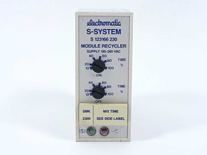 Electromatic S 123 166 230 Module Recycler. Supply 195-265 VAC 10-100sec