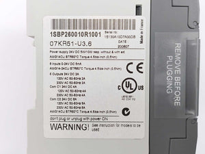 ABB 1SBP260010R1001 07KR51 U3.6 Central Unit